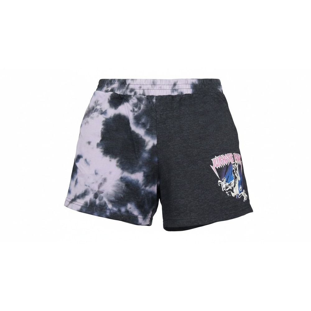 Jurassic World Shorts Womens Medium Purple Tie Dye Graphic Lounge